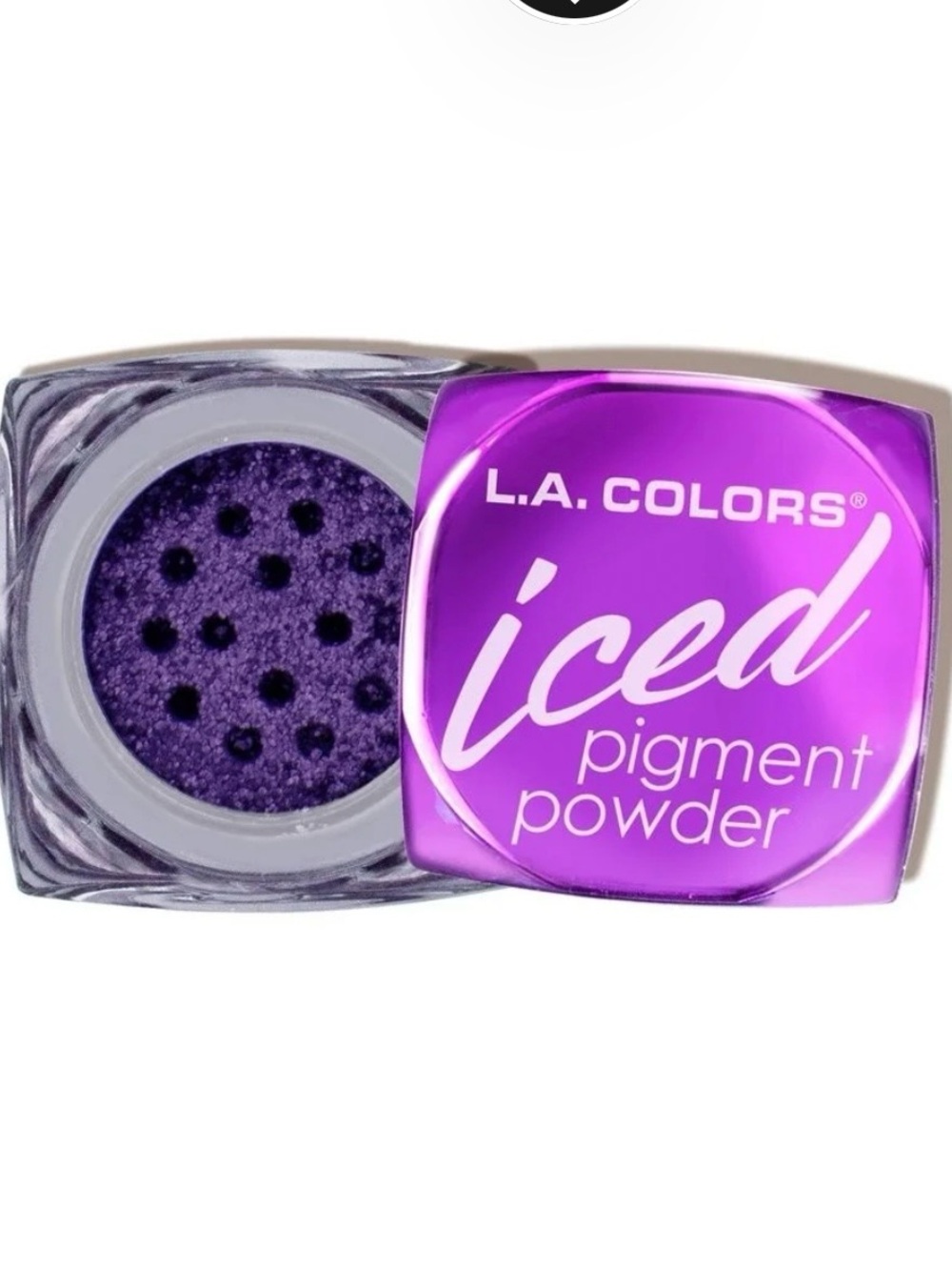 L.A. COLORS Purple Iced Pigment Powder Loose Metallic Powder